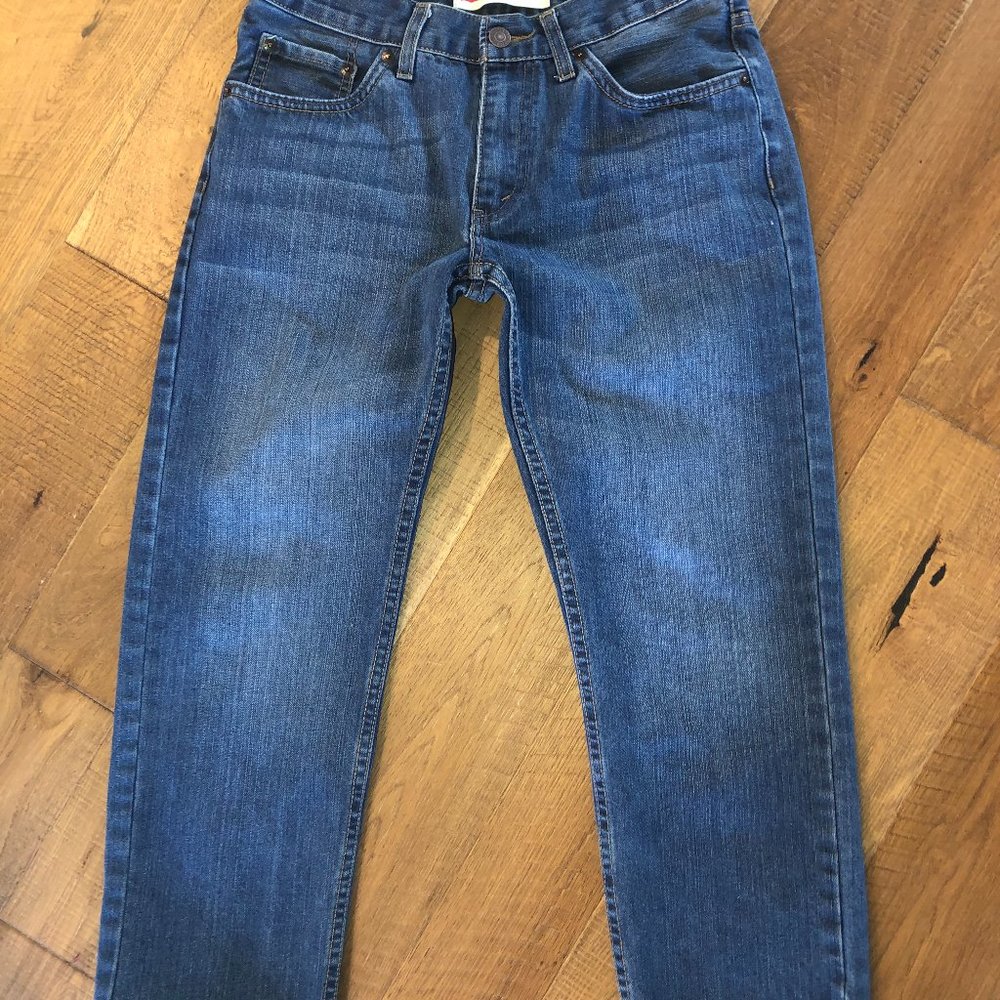 Levi's 505 regular fit jeans sz 10H EUC LN blue